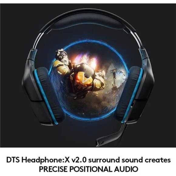 Logitech G432 Wired Gaming Headset, Surround Sound